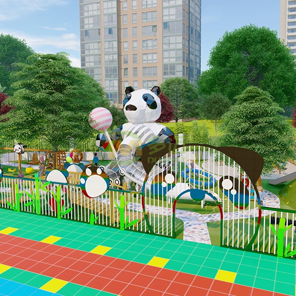熊猫主题儿童户外拓展乐园