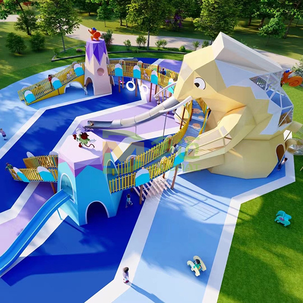 大象造型儿童公园游乐设施